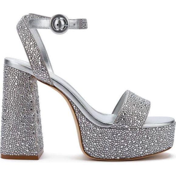 LARROUDÉ Dolly Ankle Strap Platform Sandal - Picture 3 of 11